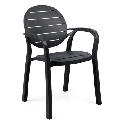 Fauteuil palma anthracite